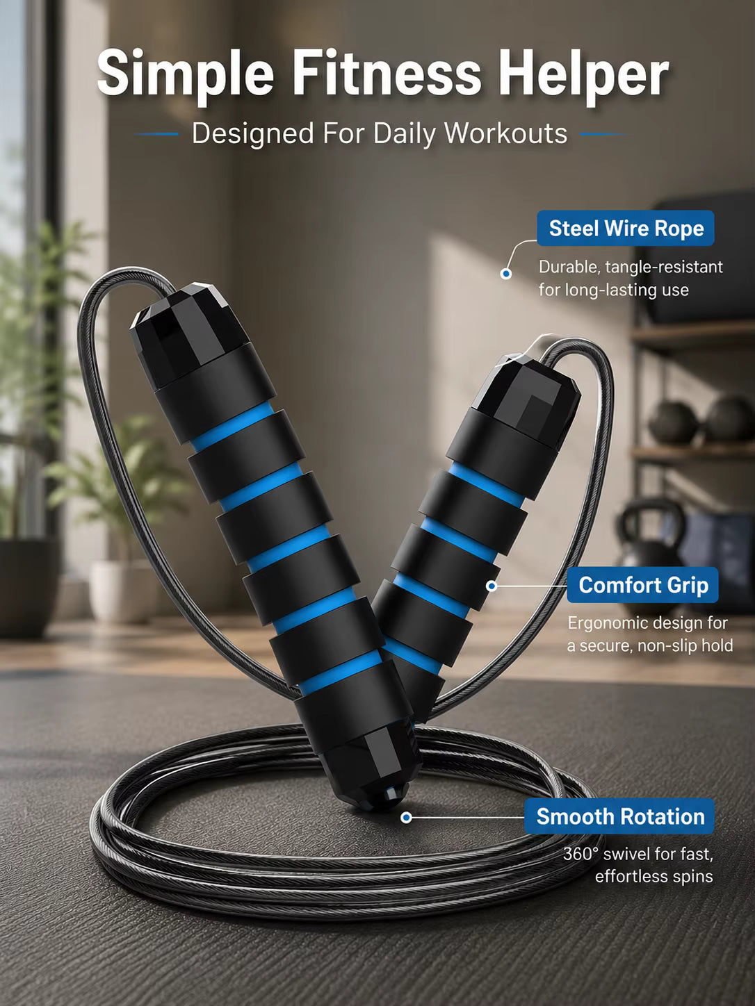 SpeedRope Pro – Corde à Sauter Fil d&